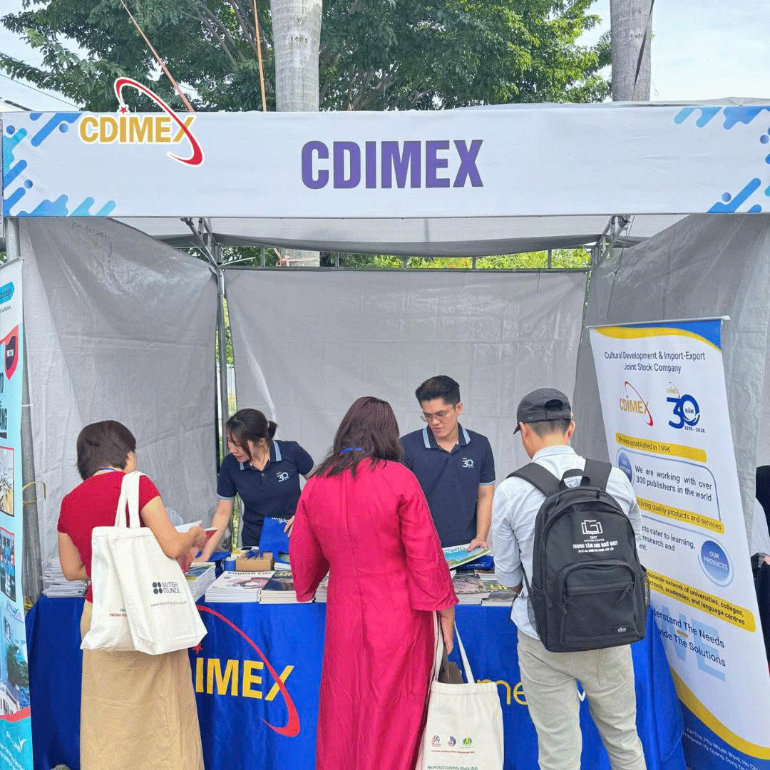 Không gian trưng bày của CDIMEX tại VietTESOL 2026