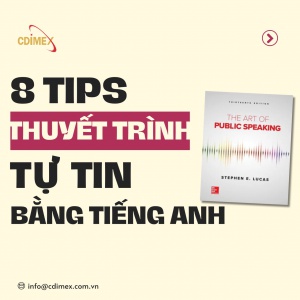 8 tips thuyết trình tự tin bằng tiếng anh